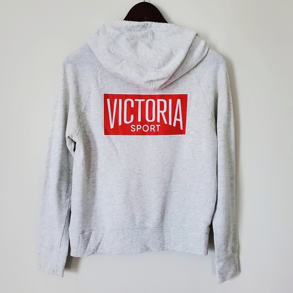 Victoria Sport Logo White Hoodie - Picture 1 of 7